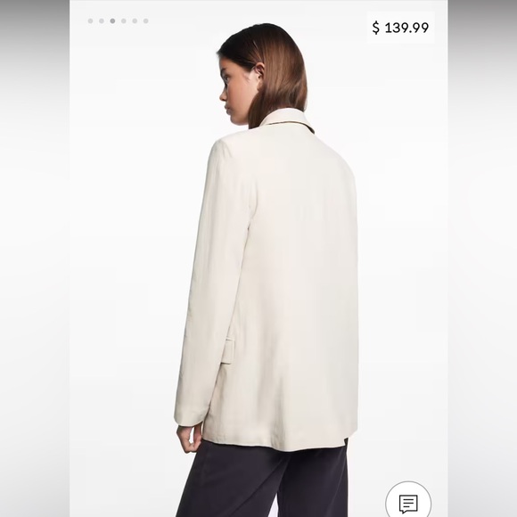 BNWT MANGO XS Linen Jacket - Picture 5 of 6